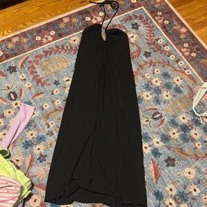 American Eagle Outfitters Black Strapless Dress